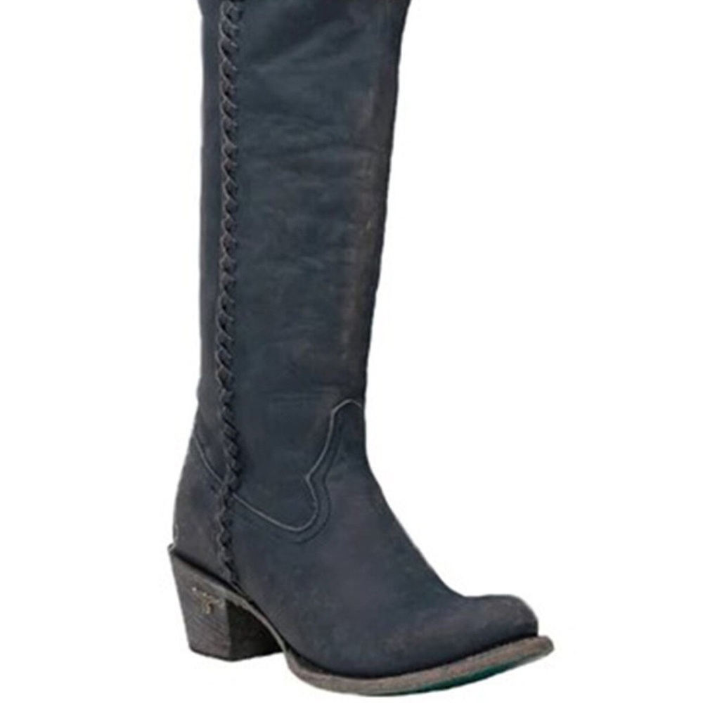 LANE WOMEN'S PLANE JANE WESTERN TALL BOOTS - ROUND TOE

Fits an 11